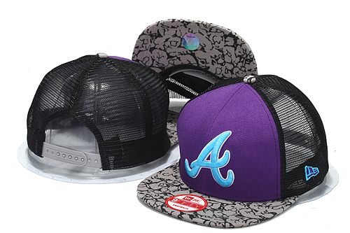 MLB Atlanta Braves NE Trucker Hat #01